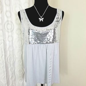 INC International Concepts blouse Sz XL